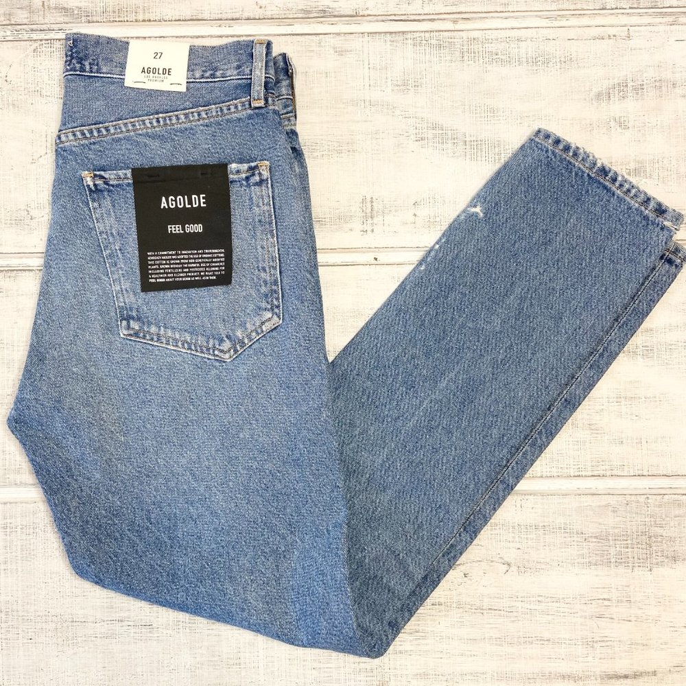 Agolde Jamie High Rise Classic Jean In Passenger - Picture 2 of 13